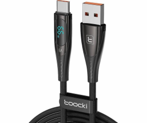 Toocki USB-A - USB-C USB kabel 1 m černý (TXCTXY2A01)