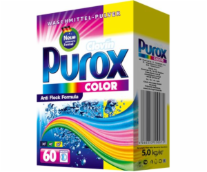 Prací prášek Purox Purox Color 5 kg univerzální karton