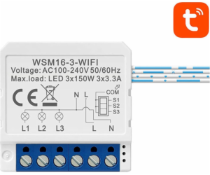 Avatto Smart Wi-Fi splachovací spínač Avatto WSM16-W3 TUYA