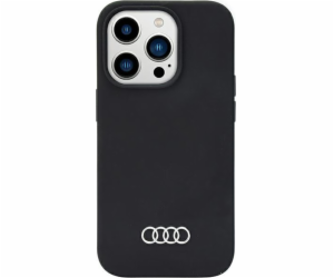 Silikonový obal Audi Audi iPhone 14 Pro 6,1" černý/černý ...