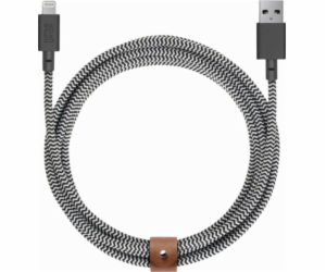 Native Union USB-A – Lightning kabel 3 m, černá bílá (BEL...