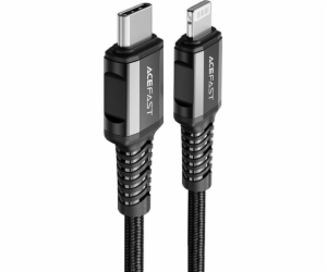 Acefast USB-C – Lightning kabel 1,2 m černý (6974316280484)