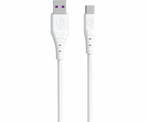 Dudao USB-A - USB-C USB kabel 1 m Bílý (6973687243388)