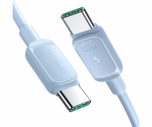 Joyroom USB-C – USB-C kabel USB-C 1,2 m modrý (JYR758)