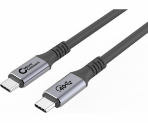 MicroConnect USB kabel USB-C – USB-C 0,5 m černý (USB4CC05)