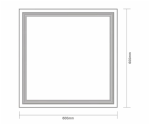 Namontované světlo. Standardní, LED 40W, 5000LM, IP44, 60...