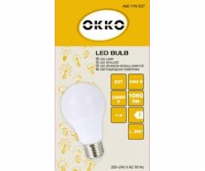 LED žárovka OKKO, A60, E27, 11 W, 1055 lm, 3000 K