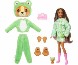 Panenka Barbie Mattel Cutie Reveal Frog Dog Series Kostým...