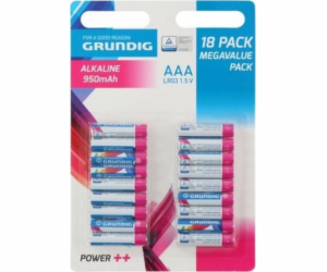 Grundig Baterie AAA / R03 950mAh 18 ks.