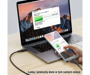 Usams USB-A – USB-C kabel USB 1,2 m černý (112230)