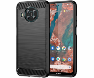 Pružný kryt Hurtel Carbon Case pro Nokia X100 černý