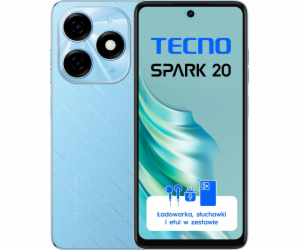 Smartphone Tecno Spark 20 8/256GB modrý (KJ5n_256+8_MSB)