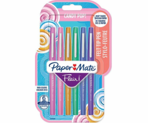 Paper Mate PAPER MATE Faserschreiber Flair 6er Candy Pop ...