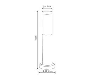 Lampa Domoletti Monteo DH022-450, 23W, E27, IP44