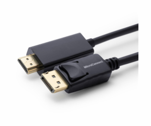 Kabel MICRO_CONNEC HDMI M, Dipslay port M, 2m, černý