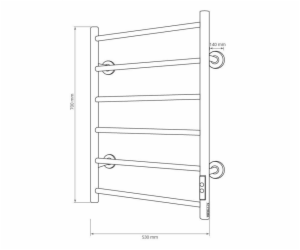 SUŠIČ RUKOU EL BLACK BK109W-6T