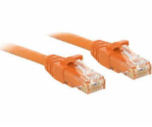 Lindy Patchcord Cat6, U/UTP, 2m, oranžový (48108)