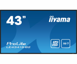 43" iiyama LE4341S-B2: IPS,FHD,3xHDMI,LAN,USB