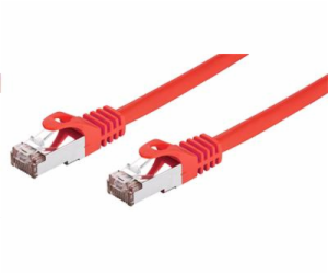 C-TECH kabel patchcord Cat6, FTP, červený, 0,25m