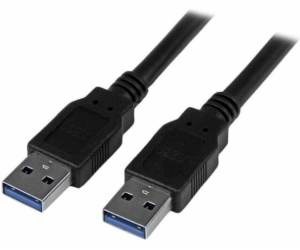 StarTech USB-A USB kabel – 3 m černý (USB3SAA3MBK)