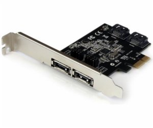 StarTech PCIe x1 řadič – 4x eSATA (PEXESAT322I)