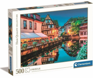 Clementoni CLE puzzle 500 HQ Štrasburk staré město 35147