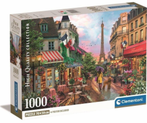 Clementoni CLE puzzle 1000 kompaktních květin v Paříži 39705