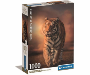 Clementoni CLE puzzle 1000 Compact Tiger 39773