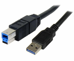 StarTech USB-A - USB-B kabel USB 3 m modrý (USB3SAB3MBK)