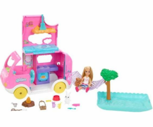 Sada Barbie Mattel Camper Chelsea panenka 2v1 (HNH90)