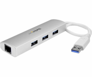 StarTech USB HUB 1x RJ-45 + 3x USB-A 3.0 (ST3300G3UA)