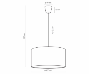 Závěsné svítidlo TK Lighting RONDO KIDS, 15 W, E27, 3231