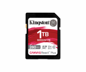 Kingston SDXC karta 1TB Canvas React Plus, UHS-II, U3, V6...