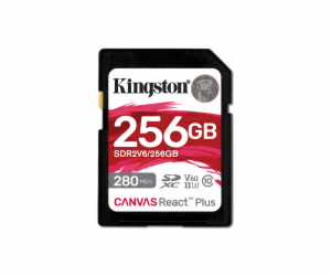 Kingston SDXC karta 256GB Canvas React Plus, UHS-II, U3, ...