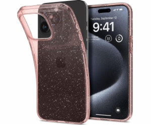 Spigen Liquid Crystal Glitter, rose quartz - iPhone 15 Pro