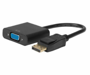 Adaptér MICRO_CONNEC DVI M, VGA F, 0,15m, černý DPVGA15CM