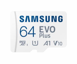 Samsung micro SDXC karta 64GB EVO Plus + SD adaptér