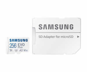 Samsung micro SDXC karta 256GB EVO Plus + SD adaptér