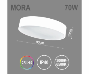 Závěsné svítidlo TOPE MORA, 70 W, LED