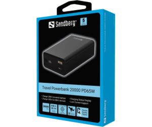 Sandberg Travel Powerbank 20000 PD65W