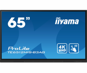 65" iiyama TE6512MIS-B3AG:IPS,4K,40P,USB-C