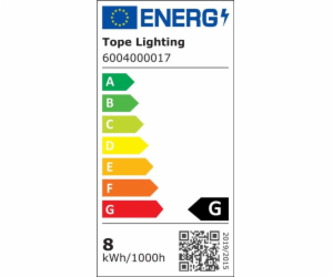 Povrch LED panel Tope Modena R, 8W, 4000K, O 8,7 cm