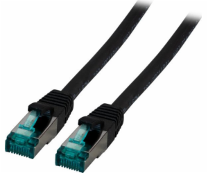 EFB EFB RJ45 Patchkabel S/FTP, Cat.6A, LSZH, 1,5m, černá