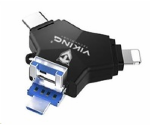 Viking USB Flash disk 3.0 4v1 s koncovkou Lightning/Micro...