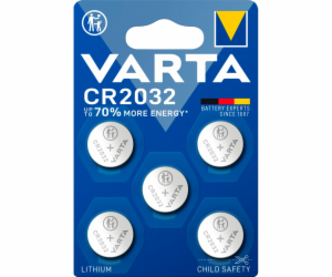 1x5 Varta electronic CR 2032 Lith. Coin Battery 06032 101...