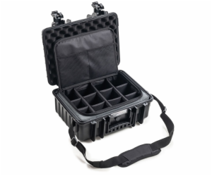 B&W Outdoor Case Type 4000 black with Photo Bag