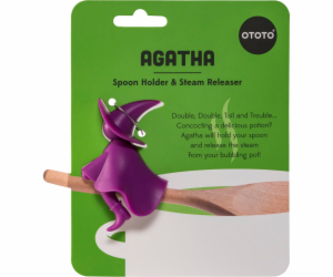 OTOTO Agatha Purple Spoon Holder & Steam Releaser