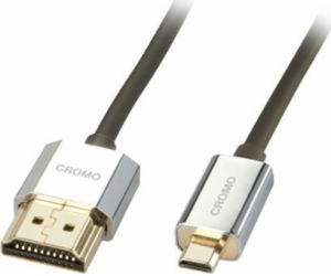 Lindy HDMI Micro - HDMI kabel 2m stříbrný (41682)