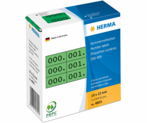 Herma Samolepící etikety 10 x 22 mm / 1000 kusů (4805)