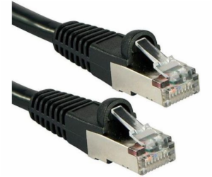 Lindy Patchcord Cat6A, S/FTP, LSOH, 2m, černý (47179)